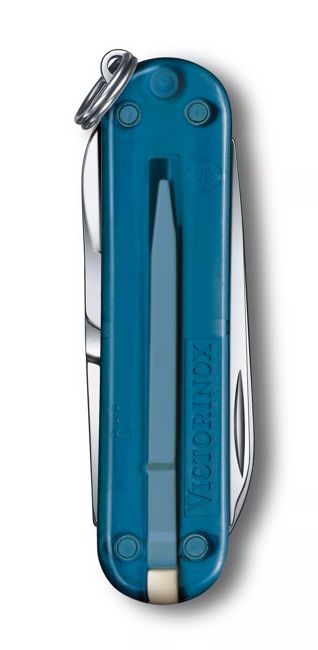Victorinox Classic SD Πτυσσόμενο Μαχαίρι Τσέπης, Διάφανο, Γαλάζιο