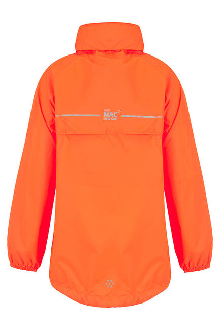 Mac in a Sac Origin 2 Kids Παιδικό Αδιάβροχο Μπουφάν, Πορτοκαλί