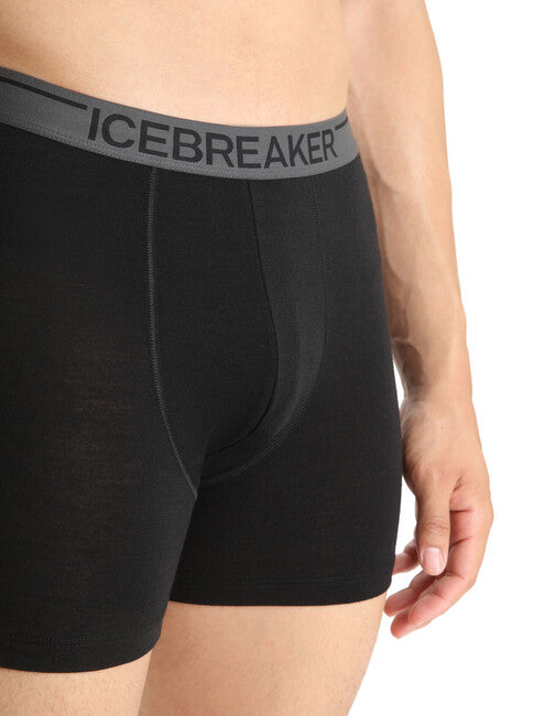 Icebreaker Anatomica ανδρικό εσώρουχο, μαύρο