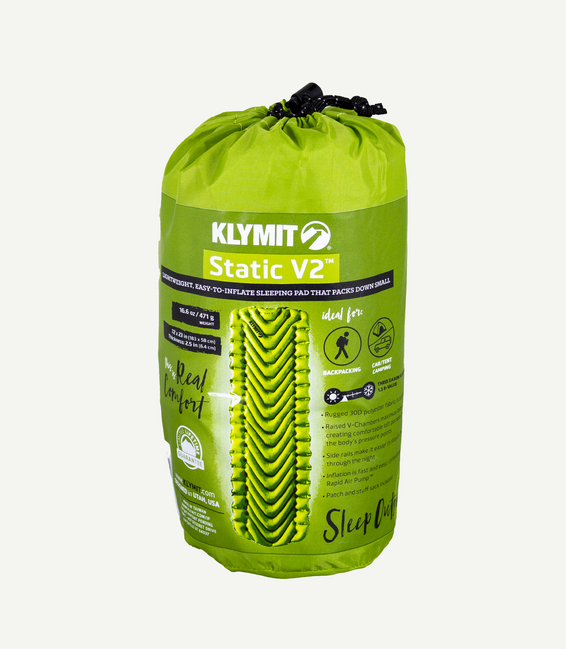 Klymit Static V2 Στρώμα Ύπνου, Πράσινο