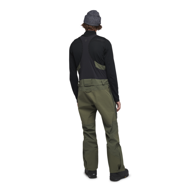 Black Diamond Recon Stretch Pro Bibs παντελόνι ανδρικό με τράκες, tundra