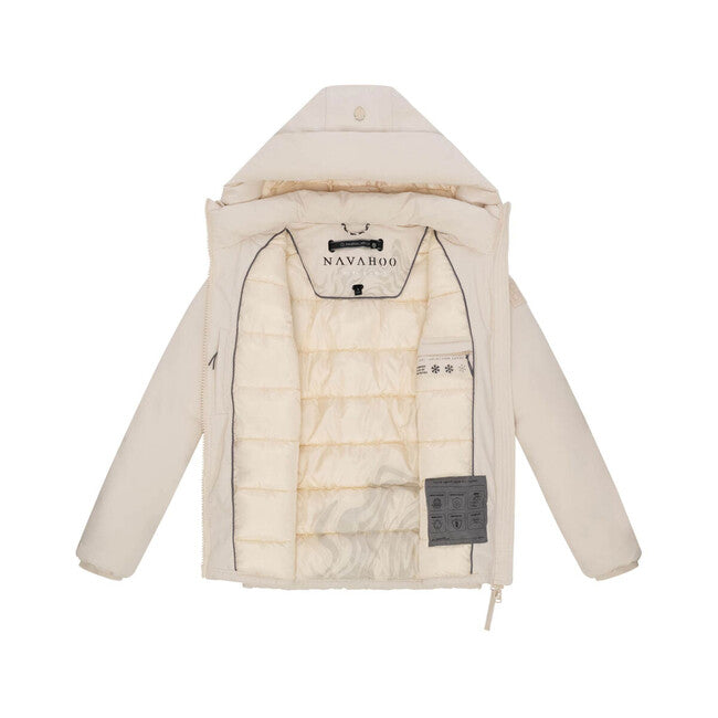 Navahoo Blutenlicht 14 Women's Winter Jacket, Cream