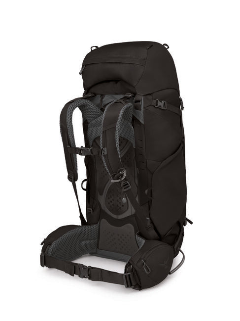 OSPREY KESTREL 58 σακίδιο πλάτης τουρισμού, μαύρο