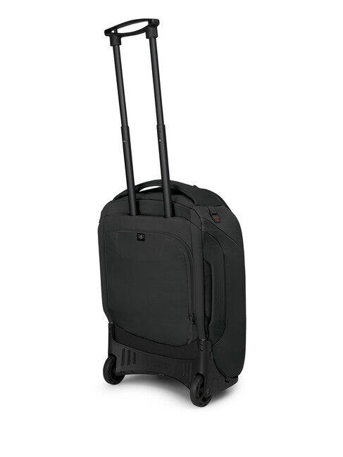 OSPREY SHUTTLE 45 τσάντα ταξιδίου με ροδάκια, μαύρη