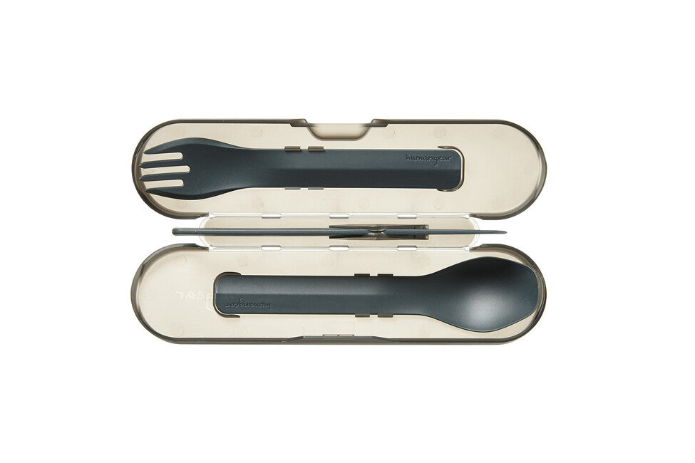 Humangear GoBites TRIO Σκεύη Φαγητού, Γκρι