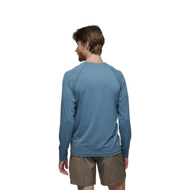 Black Diamond Alpenglow Crew μπλουζάκι ανδρικό με μακρύ μανίκι, creek blue