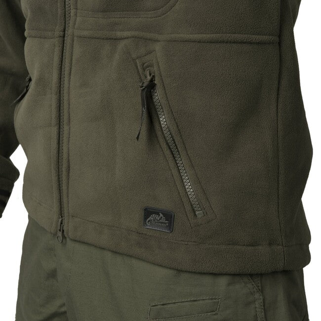 Helikon-Tex Infantry Fleece Μπουφάν, μαύρο woodland, 330g/m2