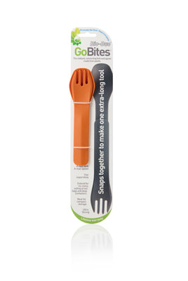 Humangear GoBites BIO DUO Σετ Μαχαιροπίρουνων, Πορτοκαλί
