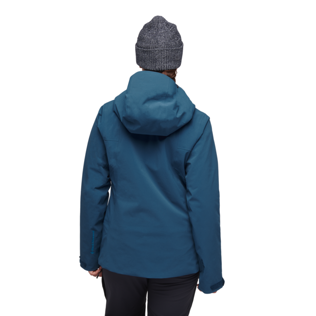 Black Diamond Recon Insulated Shell αδιάβροχο μπουφάν γυναικείο, azurite