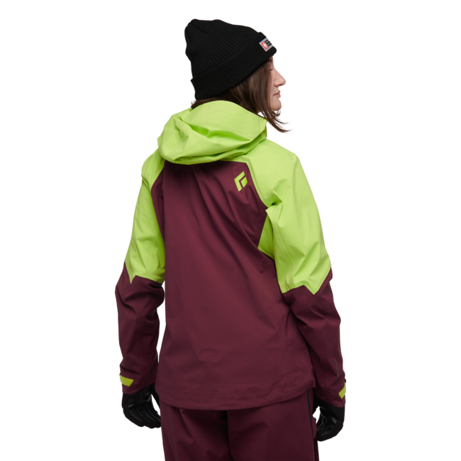 Black Diamond Recon Lt Stretch Shell Μπουφάν Σκι Γυναικείο, aloe-blackberry