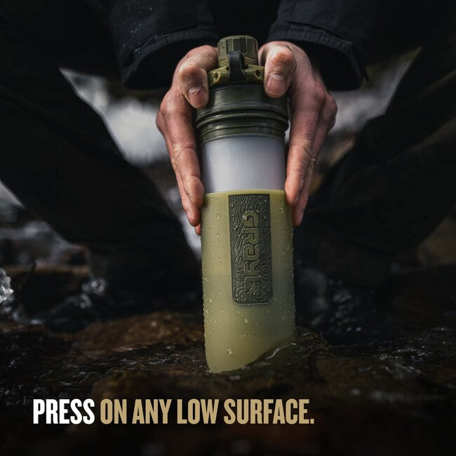 GRAYL GeoPress Purifier φιλτραρισμένη φιάλη, Olive Drab