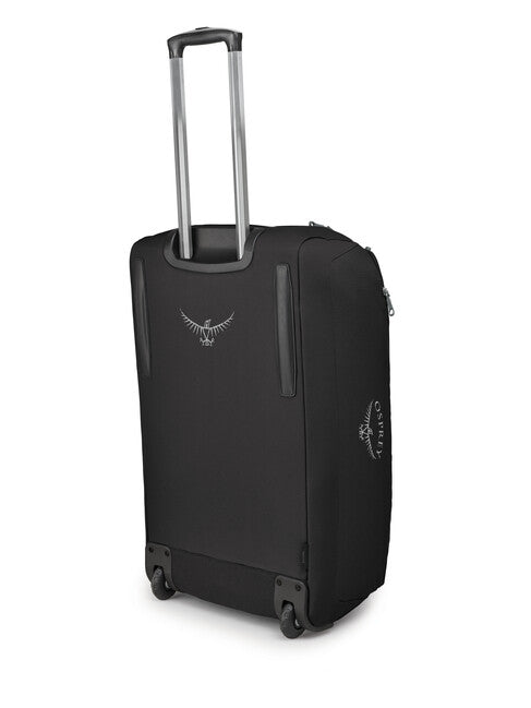 OSPREY DAYLITE WHLD DUFFEL τσάντα ταξιδίου με ρόδες 85, μαύρη