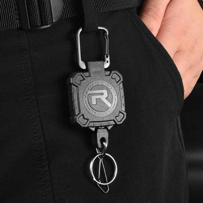 Leguon Keyhex Καραμπίνα με Χαλύβδινο Σχοινί στο Κλειδί, Μαύρο