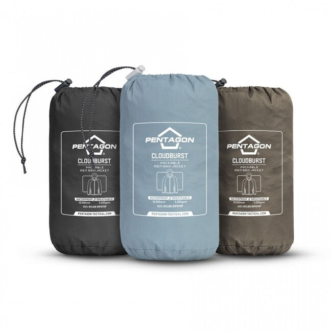 Pentagon Cloudburst Packable Μπουφάν Ανδρικό, Μέντα