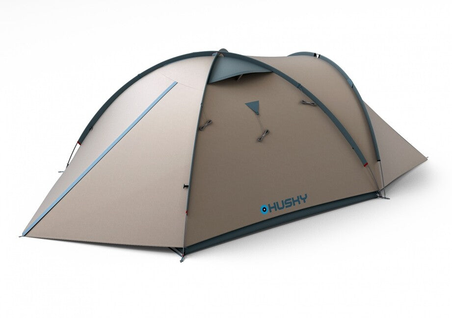 Husky Bizon 3 Classic οικογενειακή σκηνή για 3 άτομα, light grey