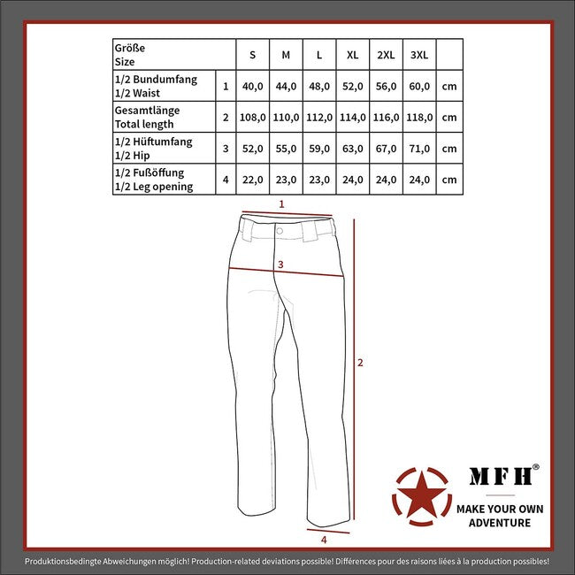 MFH Professional Mission Παντελόνι Μάχης Ny/Co Rip stop, coyote tan