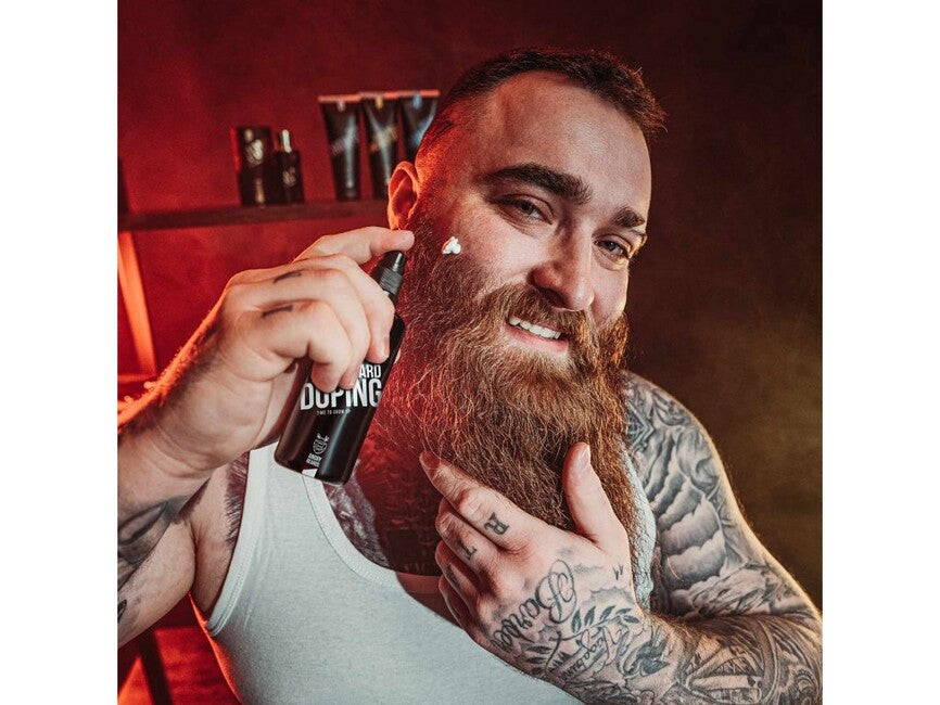 Angry Beards Roller & Doping Set για την ανάπτυξη γενειάδας και μουστακιού