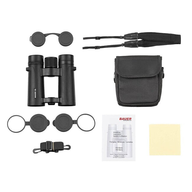 MFH BAUER Outdoor SL Κυάλια 10 x 34, Αδιάβροχα, Μαύρα