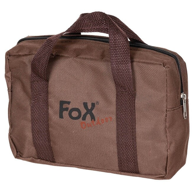 Fox Outdoor Φορητή Σχάρα Κάμπινγκ Πτυσσόμενη με Ράστα από Ανοξείδωτο Χάλυβα