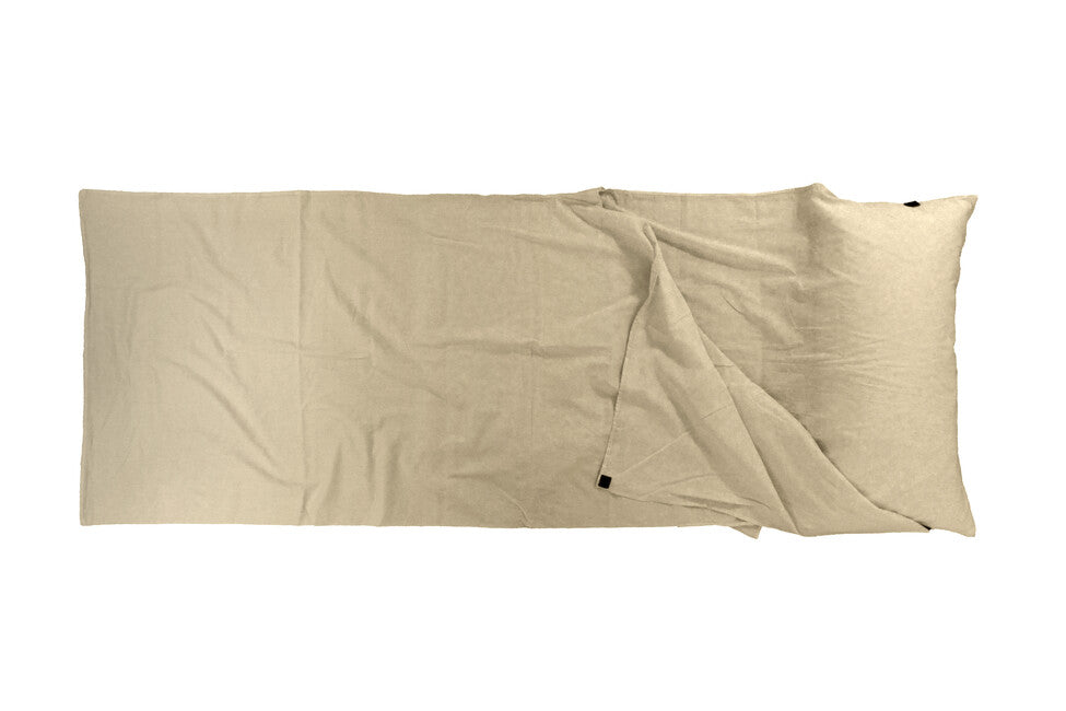 Origin Outdoors Ορθογώνια Εσωτερική Επένδυση Υπνόσακου από Βαμβάκι, Άμμο