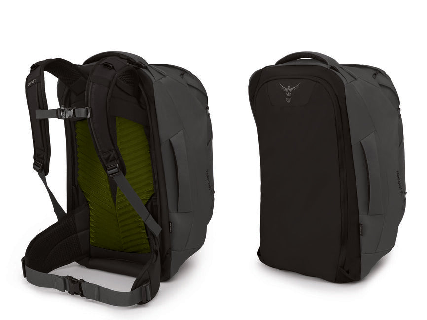 OSPREY FARPOINT 55 Σακίδιο Ταξιδιού, tunnel vision grey