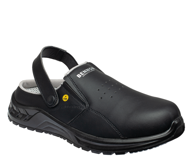 BENNON Εργατικά Σανδάλια BLACK OB ESD, μαύρα