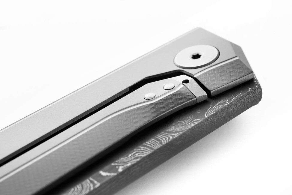 Lionsteel MYTO MT01D Πολυτελές Μαχαίρι Τσέπης με Λαβή από Μασίφ Τιτάνιο, GY