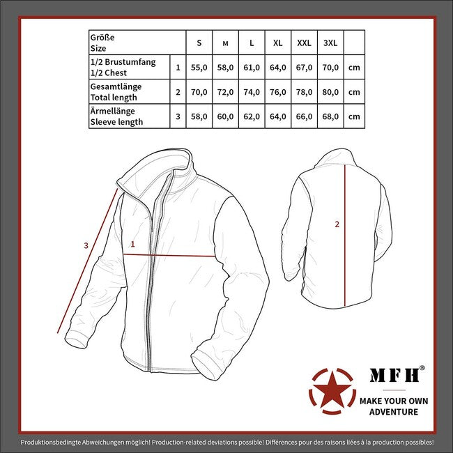 MFH Professional Australia Μπουφάν Softshell, Μαύρο