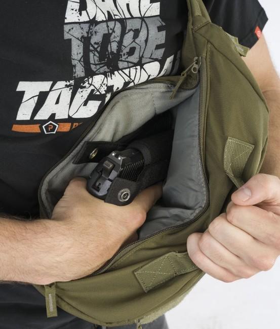 Pentagon Τσάντα Telamon Ώμου, Μαύρη