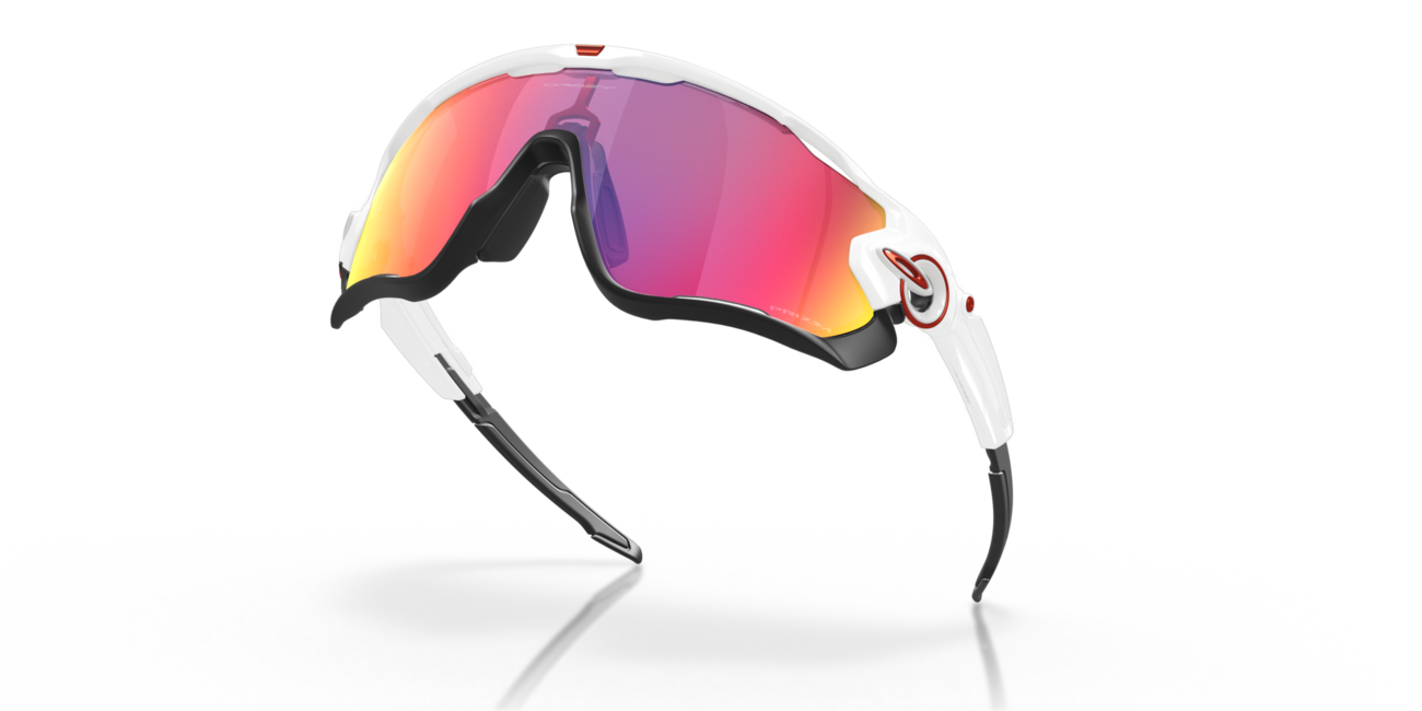 Oakley JAWBREAKER Γυαλιά Ηλίου με Σκελετό Polished White και Φακούς Prizm Road