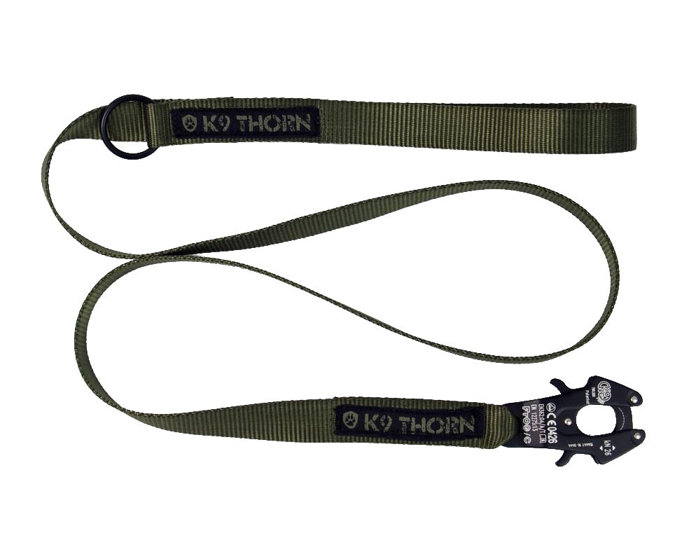 K9 Thorn Kong Frog vodítko, olivové, 150 cm