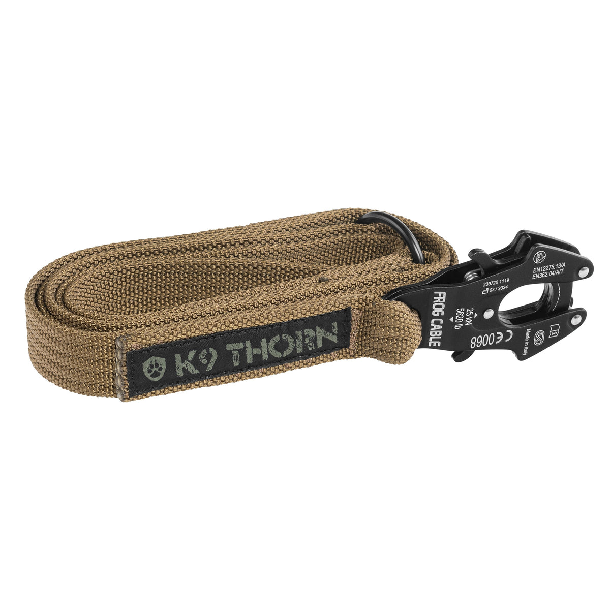 K9 Thorn Kong Frog vodítko, coyote, 150 cm