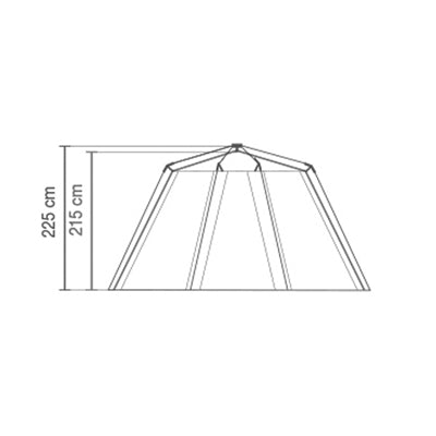 Coleman Octagon Σκηνή για 8 Άτομα, Μπλε