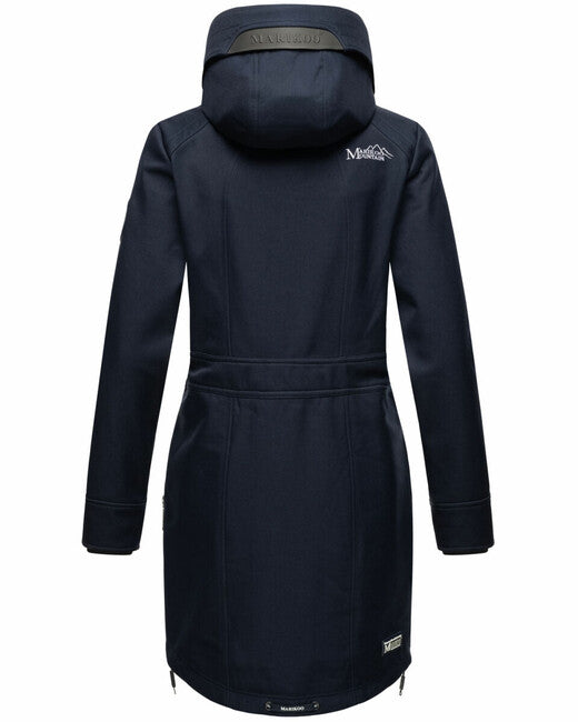 Marikoo Racquelle Softshell Μπουφάν γυναικείο με Κουκούλα, navy