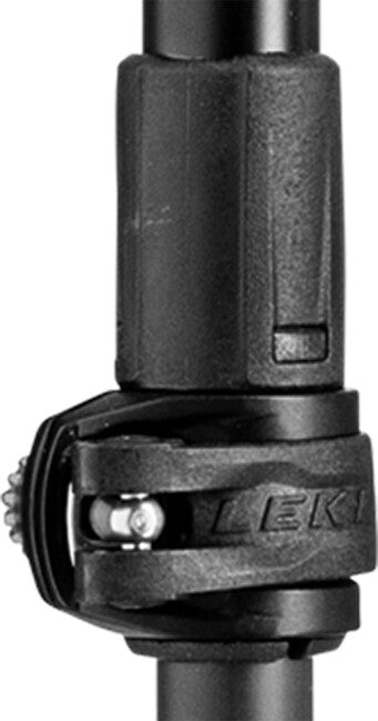 LEKI Black Series Carbon Μπαστούνια Trekking, Μαύρο-Μαύρο Γκρι-Σκούρο Ανθρακί, 100 - 135 cm