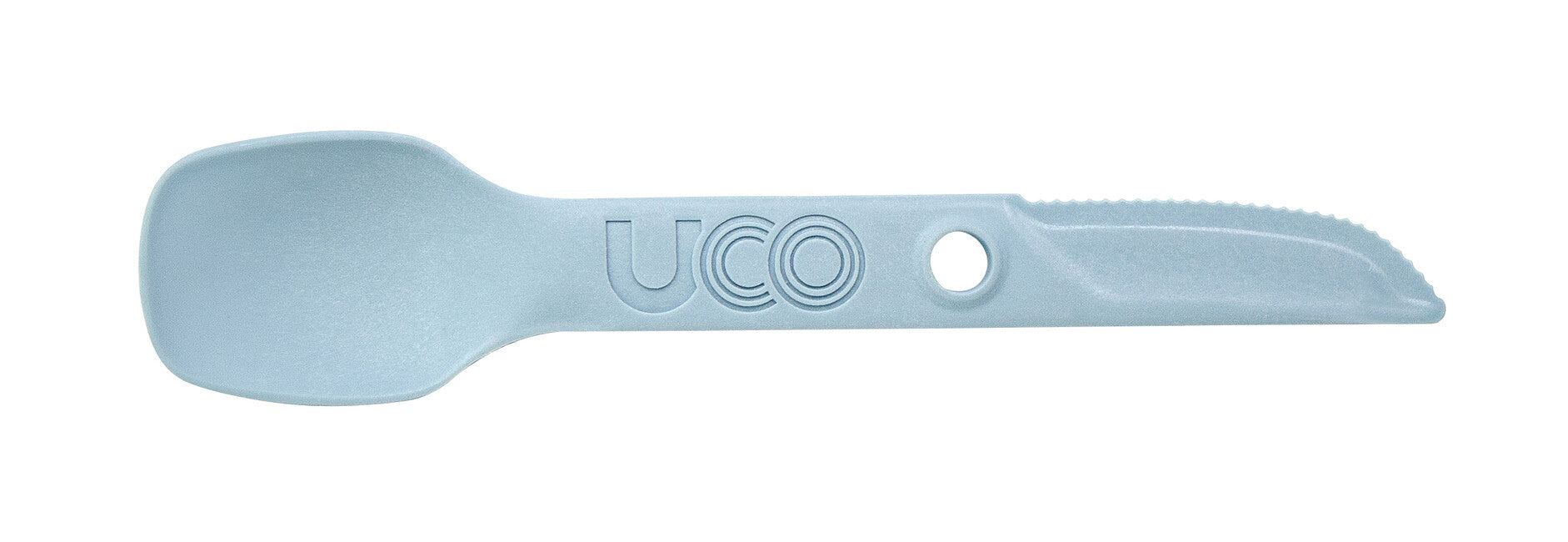 UCO Switch Εκτατό Nylon Σετ Κουταλοπήρουνας Spork με Κλιπ Στερέωσης και Θήκη Πήρας, stoneblue