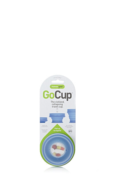 Humangear Go Cup Σκληρό Κύπελλο Ταξιδίου Πτυσσόμενο, Μπλε, 118 ml