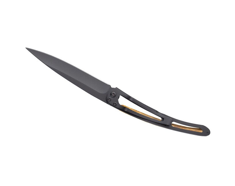 Deejo Tattoo Μαχαίρι Αναδιπλούμενο Black Olive Wood, Mushroom