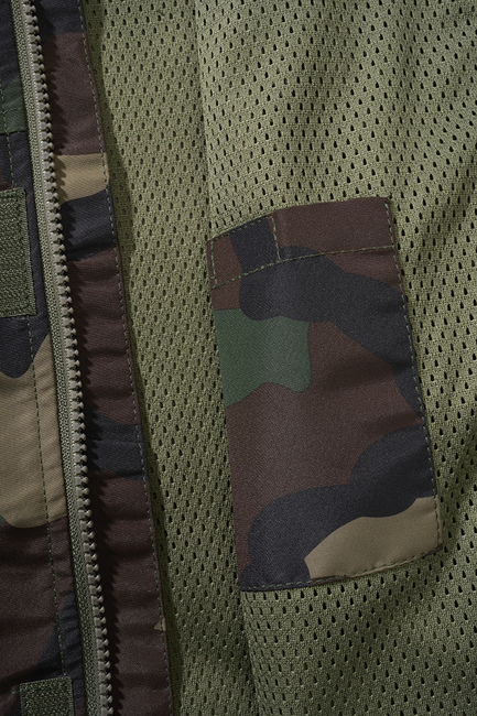 Brandit Summer Frontzip Windbreaker Μπουφάν Παιδική, Woodland