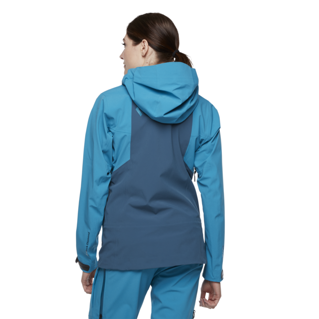 Black Diamond Recon Stretch Ski Shell μπουφάν σκι γυναικείο, μπλε-azurite