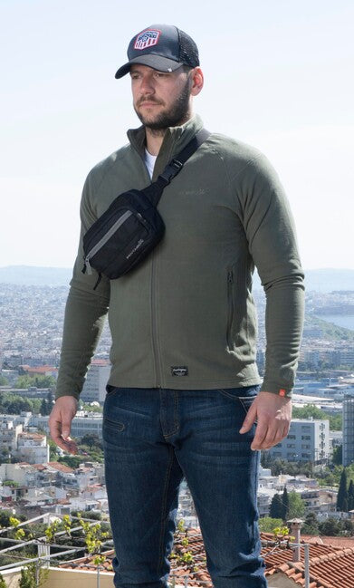 Pentagon Ζώνη Μέσης Runner, λαδί