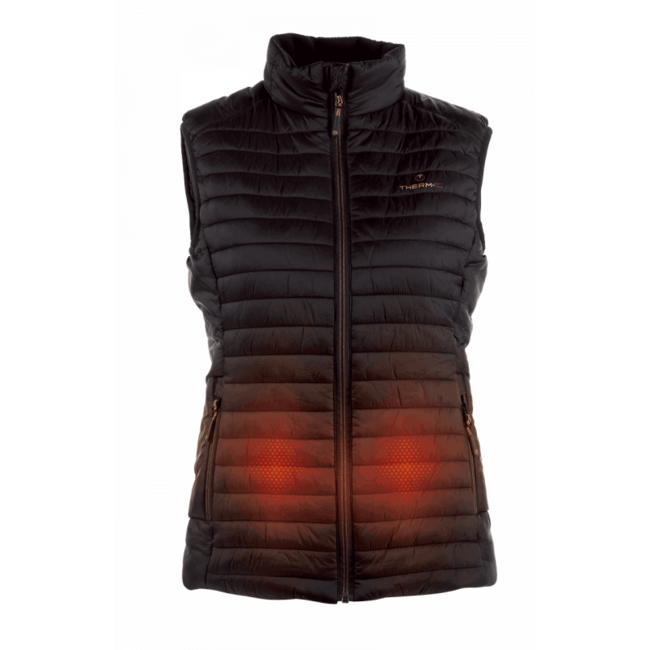 Therm-ic Women's Heated Vest, Black