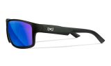 Wiley X Peak Γυαλιά Ηλίου Captivate Polarized, γυαλιστερό μαύρο, μπλε καθρέφτης