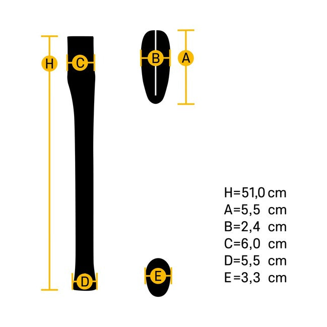 Hultafors HB AHS 500-50x20 HB χερούλι τσεκουριού ευθύ 842730 id