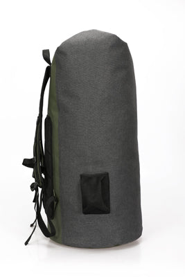 BasicNature Αδιάβροχος Σάκος 60 L, γκρι-πράσινο