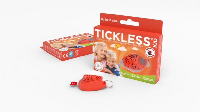 Tickless Kid Υπερηχητικός Απωθητικός κατά των Κροτώνων, Πορτοκαλί