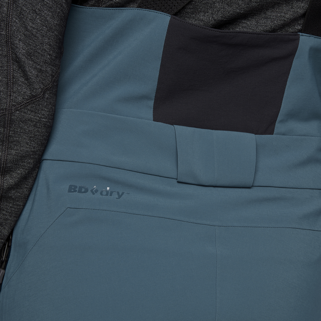 Black Diamond Recon Stretch Bibs Παντελόνι Γυναικείο με Τράκες, Azurite