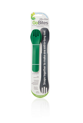 Humangear GoBites BIO DUO Σκεύη Φαγητού, Πράσινο