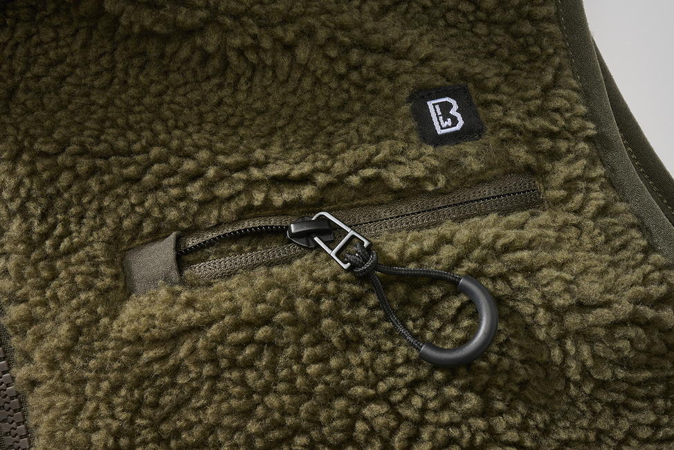 Brandit Teddyfleece αμάνικο γιλέκο φλις, λαδί