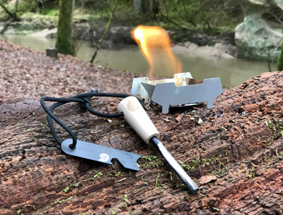 Origin Outdoors Firesteel Deluxe Κρεσίδα, Μαύρο
